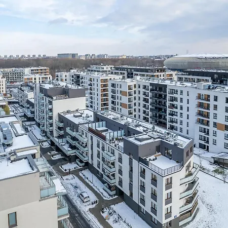 Tauron Arena Modern - Parking And Balcony By Rentujemy *